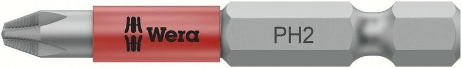 Wera 853 4 ACR SL Bits Phillips bit met kunststof ommanteling gemagnetiseerd PH 2 x 50 mm 05323780001