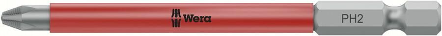 Wera 853 4 ACR SL Bits Phillips bit met kunststof ommanteling gemagnetiseerd PH 2 x 90 mm 05323781001