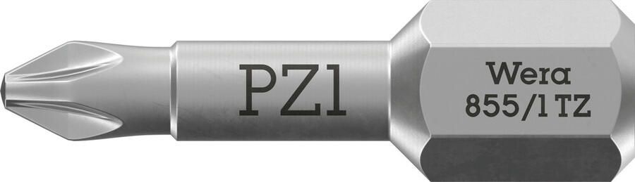 Wera 855 1 TZ Bits Pozidriv PZ 2 x 25 mm 1 stuk(s) 05056815001 - Foto 3
