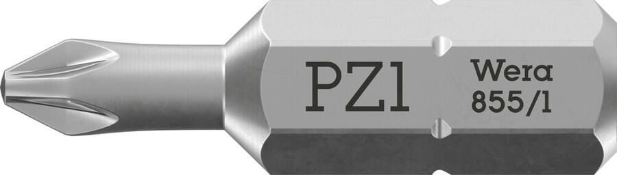Wera 855 1 Z Bits Pozidriv PZ 3 x 25 mm 1 stuk(s) 05072084001