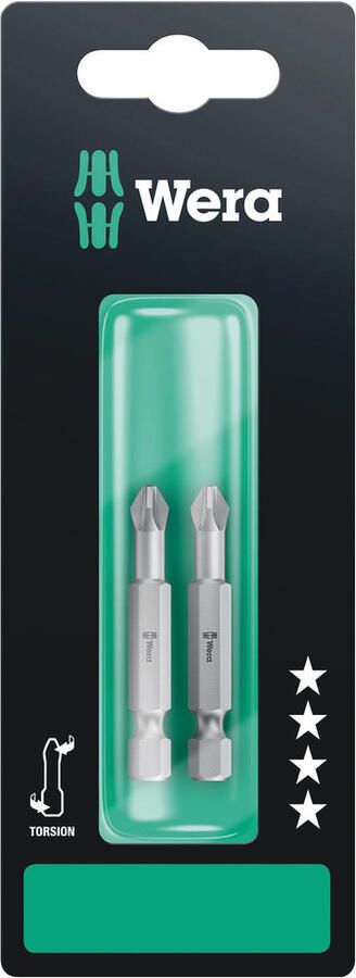 Wera 855 4 TZ Bits Pozidriv PZ 2 x 50 mm 1 stuk(s) 05134385001