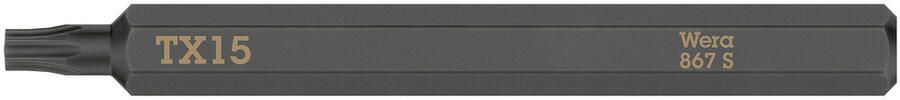 Wera 867 S TORX bits voor slagschroevendraaier TX 15 x 70 mm 05018166001