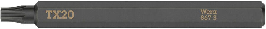 Wera 867 S TORX bits voor slagschroevendraaier TX 20 x 70 mm 05018167001