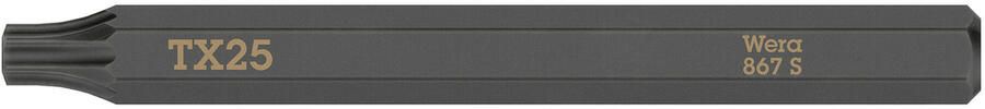 Wera 867 S TORX bits voor slagschroevendraaier TX 25 x 70 mm 05018168001