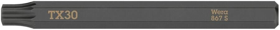 Wera 867 S TORX bits voor slagschroevendraaier TX 30 x 70 mm 05018169001