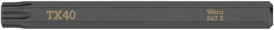 Wera 867 S TORX bits voor slagschroevendraaier TX 40 x 70 mm 05018170001