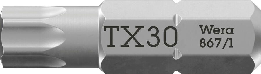 Wera 867 1 TORX Bits TX 30 x 25 mm 1 stuk(s) 05066490001 - Foto 2