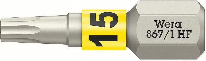 Wera 867 1 TORX HF bits met vasthoudfunctie TX 15 x 25 mm 05066141001