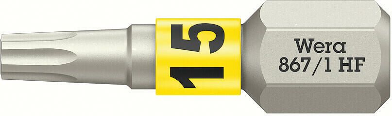 Wera 867 1 TORX HF bits met vasthoudfunctie TX 15 x 25 mm 05066141001