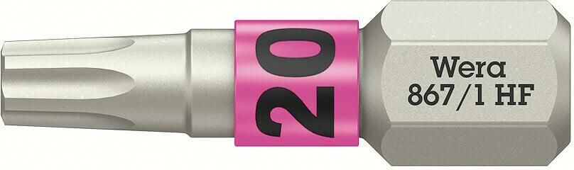 Wera 867 1 TORX HF bits met vasthoudfunctie TX 20 x 25 mm 05066142001