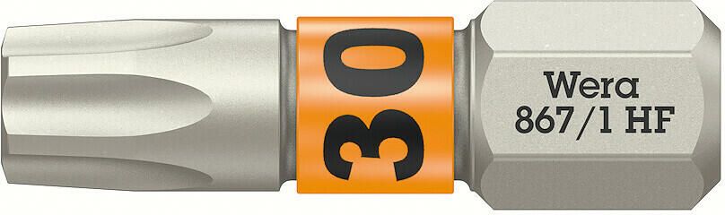 Wera 867 1 TORX HF bits met vasthoudfunctie TX 30 x 25 mm 05066144001