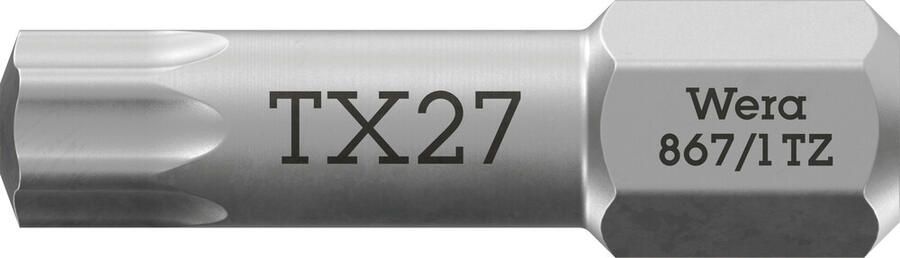 Wera 867 1 TZ TORX Bits TX 27 x 25 mm 1 stuk(s) 05066313001 - Foto 2