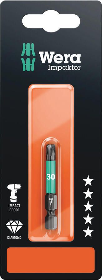 Wera 867 4 IMP DC SB Impaktor Bits TX 30 x 50 mm 1 stuk(s) 05073966001