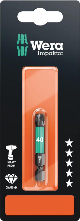 Wera 867 4 IMP DC SB Impaktor Bits TX 40 x 50 mm 1 stuk(s) 05073967001
