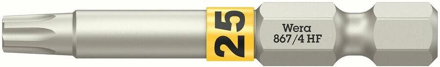 Wera 867 4 TORX HF bits met vasthoudfunctie TX 25 x 50 mm 05060509001