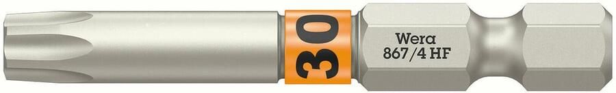 Wera 867 4 TORX HF bits met vasthoudfunctie TX 30 x 50 mm 05060510001