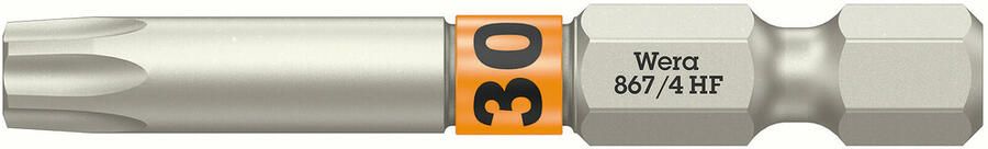 Wera 867 4 TORX HF bits met vasthoudfunctie TX 30 x 50 mm 05060510001