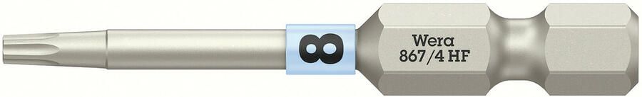Wera 867 4 TORX HF bits met vasthoudfunctie TX 8 x 50 mm 05060505001