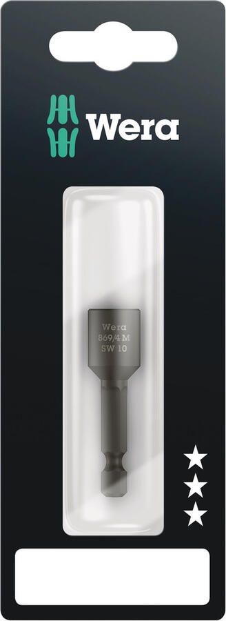 Wera 869 4 M Dopbit Magnetisch 10.0 x 50 mm 1 stuk(s) 05073505001