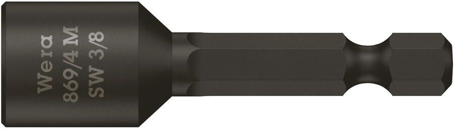 Wera 869 4 M Dopbit Magnetisch 3 8 duim x 50 mm 1 stuk(s) 05060431001 - Foto 1