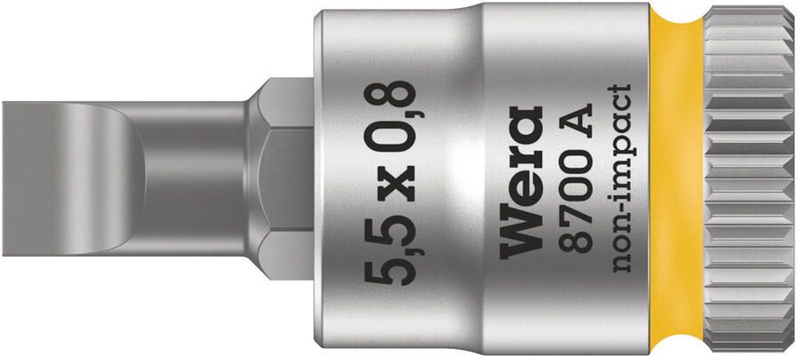 Wera 8700 A FL Zyklop Bit dop-combinatie met 1 4" Aandrijving FL 0 8 x 5 x 28 mm 1 stuk(s) 05003320001