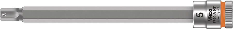 Wera 8740 A HF Zyklop Bit dop-combinatie met Vasthoudfunctie met 1 4" Aandrijving 5.0 x 100 mm 1 stuk(s) 05003336001