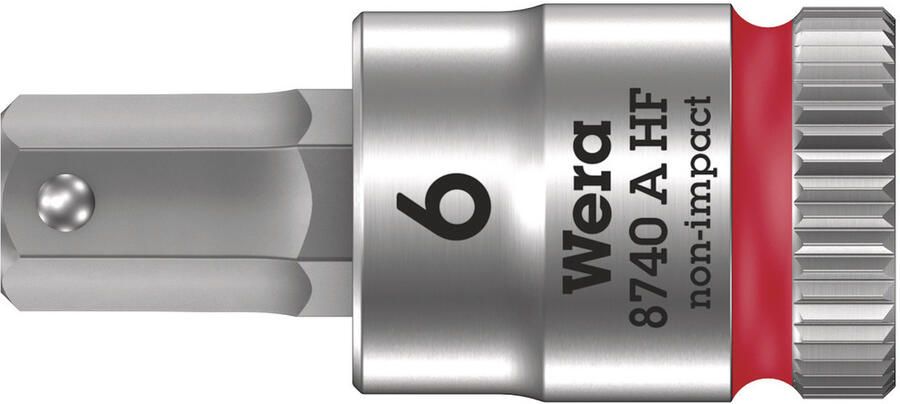 Wera 8740 A HF Zyklop Bit dop-combinatie met Vasthoudfunctie met 1 4" Aandrijving 6.0 x 28 mm 1 stuk(s) 05003337001