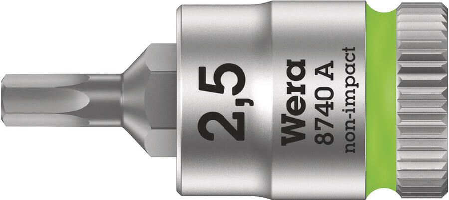 Wera 8740 A Zyklop Bit dop-combinatie met Vasthoudfunctie met 1 4" Aandrijving 2 5 x 28 mm 1 stuk(s) 05003331001