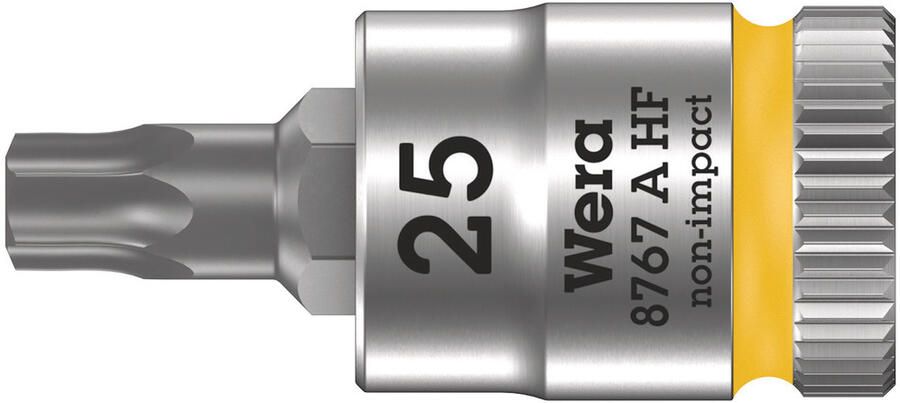 Wera 8767 A HF TORX Zyklop Bit dop-combinatie met 1 4" Aandrijving met Vasthoudfunctie TX 25 x 28 mm 1 stuk(s) 05003365001