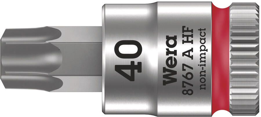 Wera 8767 A HF TORX Zyklop Bit dop-combinatie met 1 4" Aandrijving met Vasthoudfunctie TX 40 x 28 mm 1 stuk(s) 05003371001