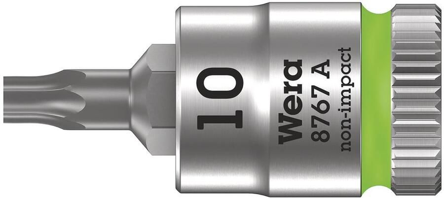 Wera 8767 A TORX Zyklop Bitdop met 1 4"-aandrijving TX 10 x 28 mm 05003390001