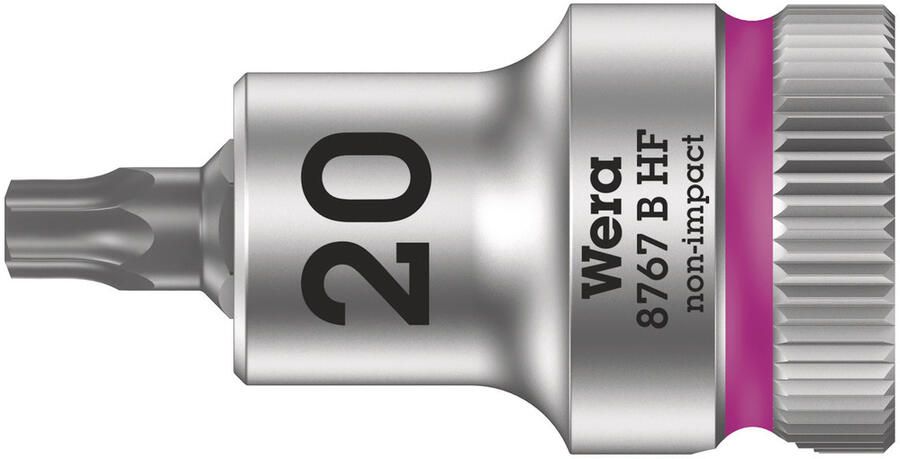 Wera 8767 B HF TORX Zyklop Bitdop met 3 8"-aandrijving met vasthoudfunctie TX 20 x 35 mm 1 stuk(s) 05003061001