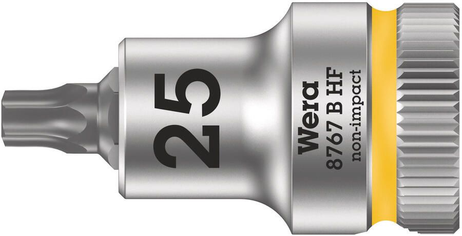 Wera 8767 B HF TORX Zyklop Bitdop met 3 8"-aandrijving met vasthoudfunctie TX 25 x 35 mm 1 stuk(s) 05003062001