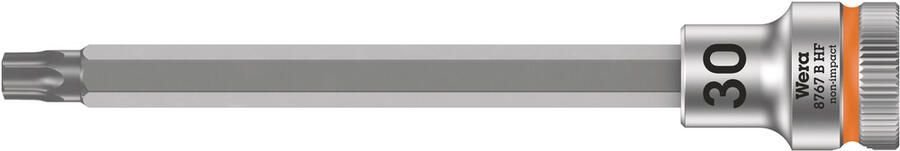 Wera 8767 B HF TORX Zyklop Bitdop met 3 8"-aandrijving met vasthoudfunctie TX 30 x 107 mm 1 stuk(s) 05003067001