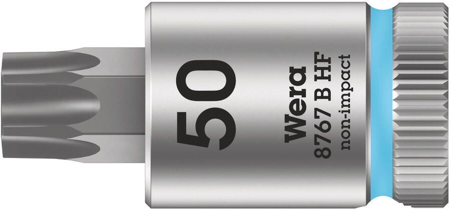 Wera 8767 B HF TORX Zyklop Bitdop met 3 8"-aandrijving met vasthoudfunctie TX 50 x 38.5 mm 1 stuk(s) 05003072001
