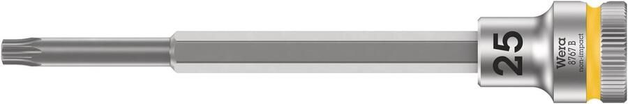 Wera 8767 B TORX Zyklop bit-dop met 3 8"-aandrijving met extra slanke profielzone TX 25 x 107 mm 05003074001