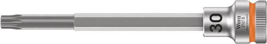 Wera 8767 B TORX Zyklop bit-dop met 3 8"-aandrijving met extra slanke profielzone TX 30 x 107 mm 05003075001