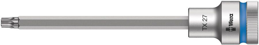 Wera 8767 C HF TORX Zyklop Bit dop-combinatie met 1 2" Aandrijving met Vasthoudfunctie TX 27 x 140 mm 1 stuk(s) 05003852001