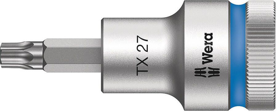 Wera 8767 C HF TORX Zyklop Bit dop-combinatie met 1 2" Aandrijving met Vasthoudfunctie TX 27 x 60 mm 1 stuk(s) 05003832001