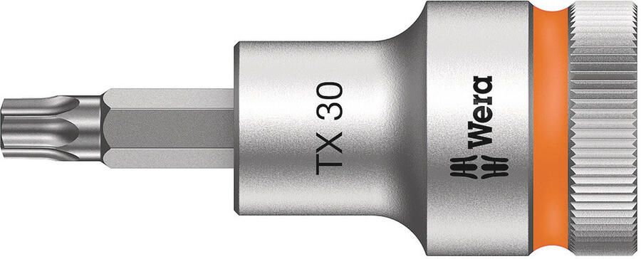 Wera 8767 C HF TORX Zyklop Bit dop-combinatie met 1 2" Aandrijving met Vasthoudfunctie TX 30 x 60 mm 1 stuk(s) 05003833001