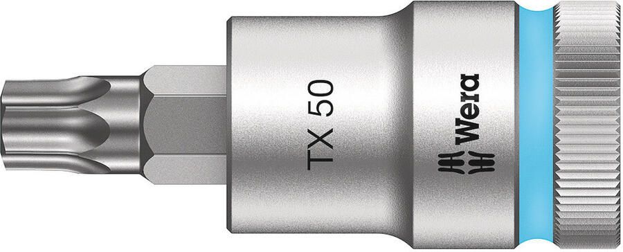 Wera 8767 C HF TORX Zyklop Bit dop-combinatie met 1 2" Aandrijving met Vasthoudfunctie TX 50 x 60 mm 1 stuk(s) 05003836001