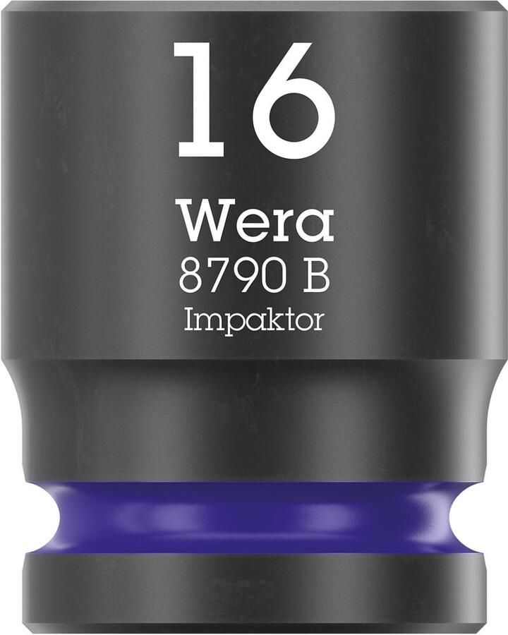 Wera 8790 B Impaktor-dop met 3 8"-aandrijving 16 x 30 mm 05005507001
