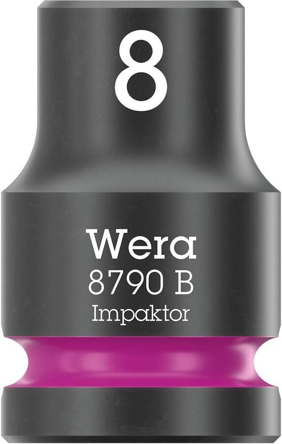 Wera 8790 B Impaktor-dop met 3 8"-aandrijving 8 x 30 mm 05005500001
