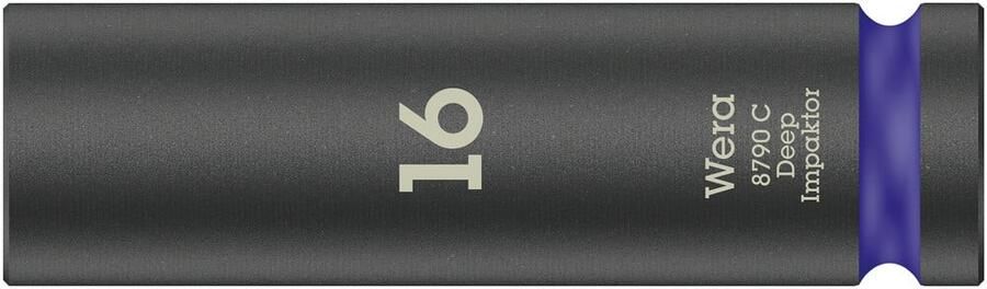 Wera 8790 C Impaktor Deep doppen met 1 2"-aandrijving 16 x 83 mm 05004833001