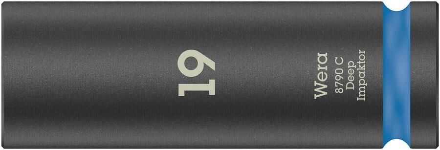 Wera 8790 C Impaktor Deep doppen met 1 2"-aandrijving 19 x 83 mm 05004836001