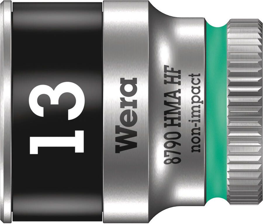 Wera 8790 HMA HF Zyklop Hand- en Machinedop met 1 4" Aandrijving met Vasthoudfunctie 13 0 mm 1 stuk(s) 05003728001