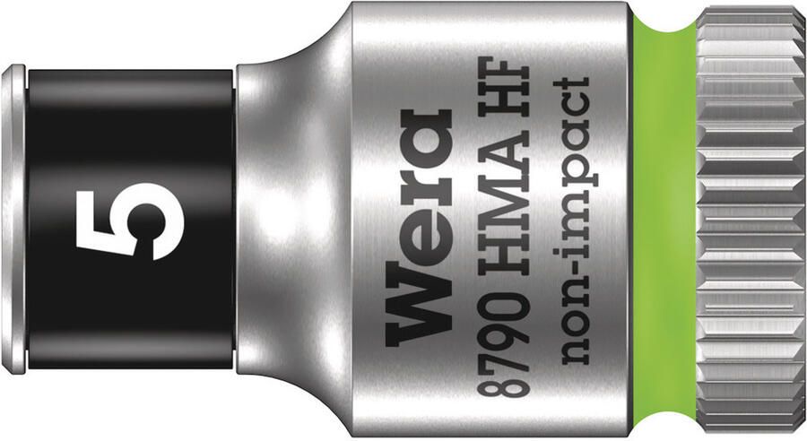 Wera 8790 HMA HF Zyklop Hand- en Machinedop met 1 4" Aandrijving met Vasthoudfunctie 5 0 mm 1 stuk(s) 05003719001 - Foto 2
