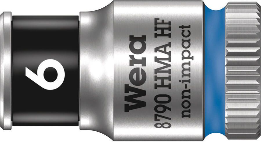 Wera 8790 HMA HF Zyklop Hand- en Machinedop met 1 4" Aandrijving met Vasthoudfunctie 6 0 mm 1 stuk(s) 05003721001
