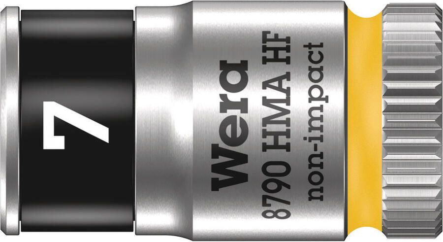 Wera 8790 HMA HF Zyklop Hand- en Machinedop met 1 4" Aandrijving met Vasthoudfunctie 7 0 mm 1 stuk(s) 05003722001 - Foto 2