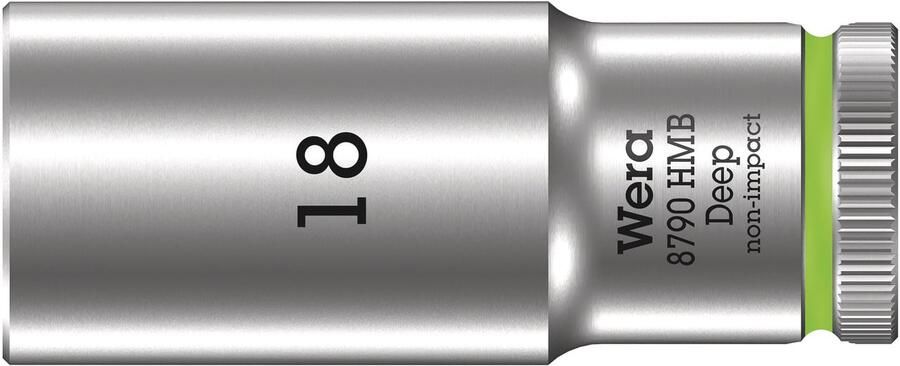 Wera 8790 HMB Deep Hand- en Machinedop met 3 8"-aandrijving 10 x 64 mm 05004532001